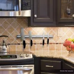 Classic Cuisine 22 in. Silver Magnetic Aluminum Knife Storage Bar thumbnail 5