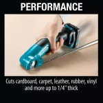 Makita 12V max CXT Cordless Multi-Cutter Kit with 2.0Ah Lithium-Ion Battery and Charger thumbnail 7