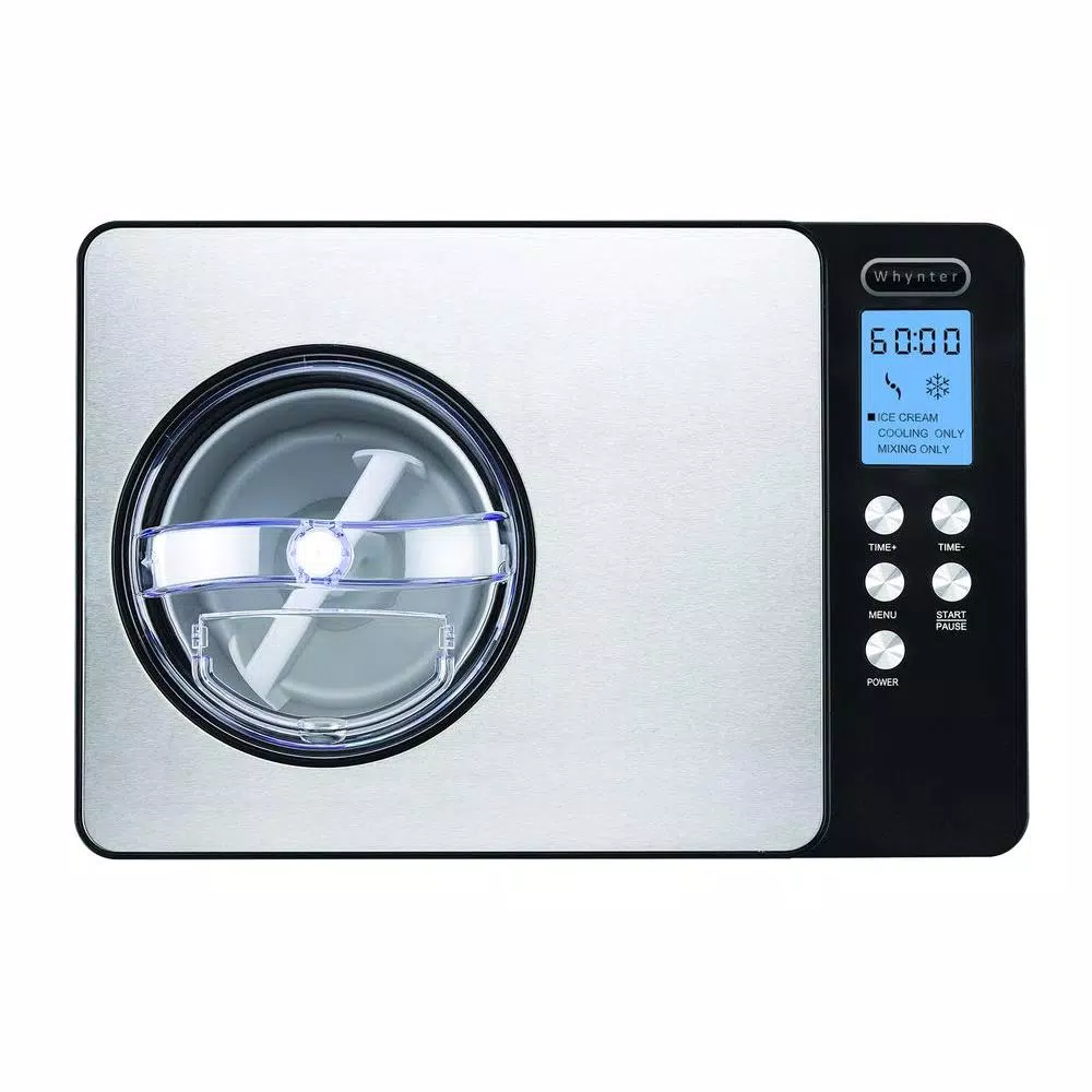Whynter ICM-200LS 2.1 Qt. Stainless Steel Electric Ice Cream Maker with Built-In Compressor