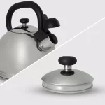 ExcelSteel 3 Qt. Stainless Steel Whistling Teakettle, 12 Cup Capacity thumbnail 3