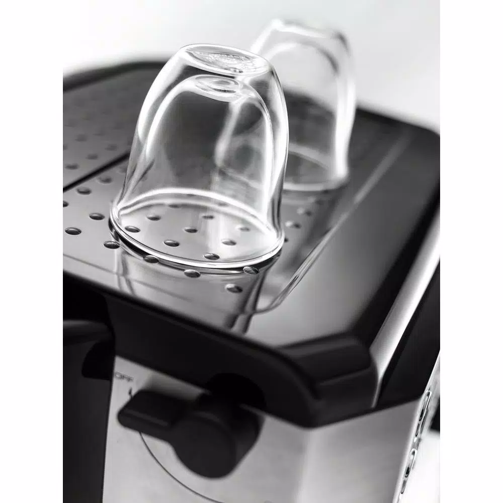 DeLonghi De'Longhi BCO430 All-In-One 10-Cup Drip Coffee Maker and Espresso Machine, Stainless Steel