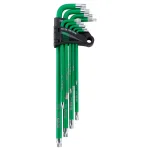 Steel Vision 9-Piece Extra-Long Torx Key Wrench Set, Chromium-Vanadium Steel thumbnail 1