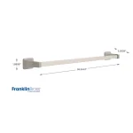 Franklin Brass Futura 24 in. Towel Bar, Brushed Nickel thumbnail 2