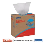 WypAll X60 White Pop-Up Wipers, HydroKnit Technology, 10 Boxes per Case thumbnail 3