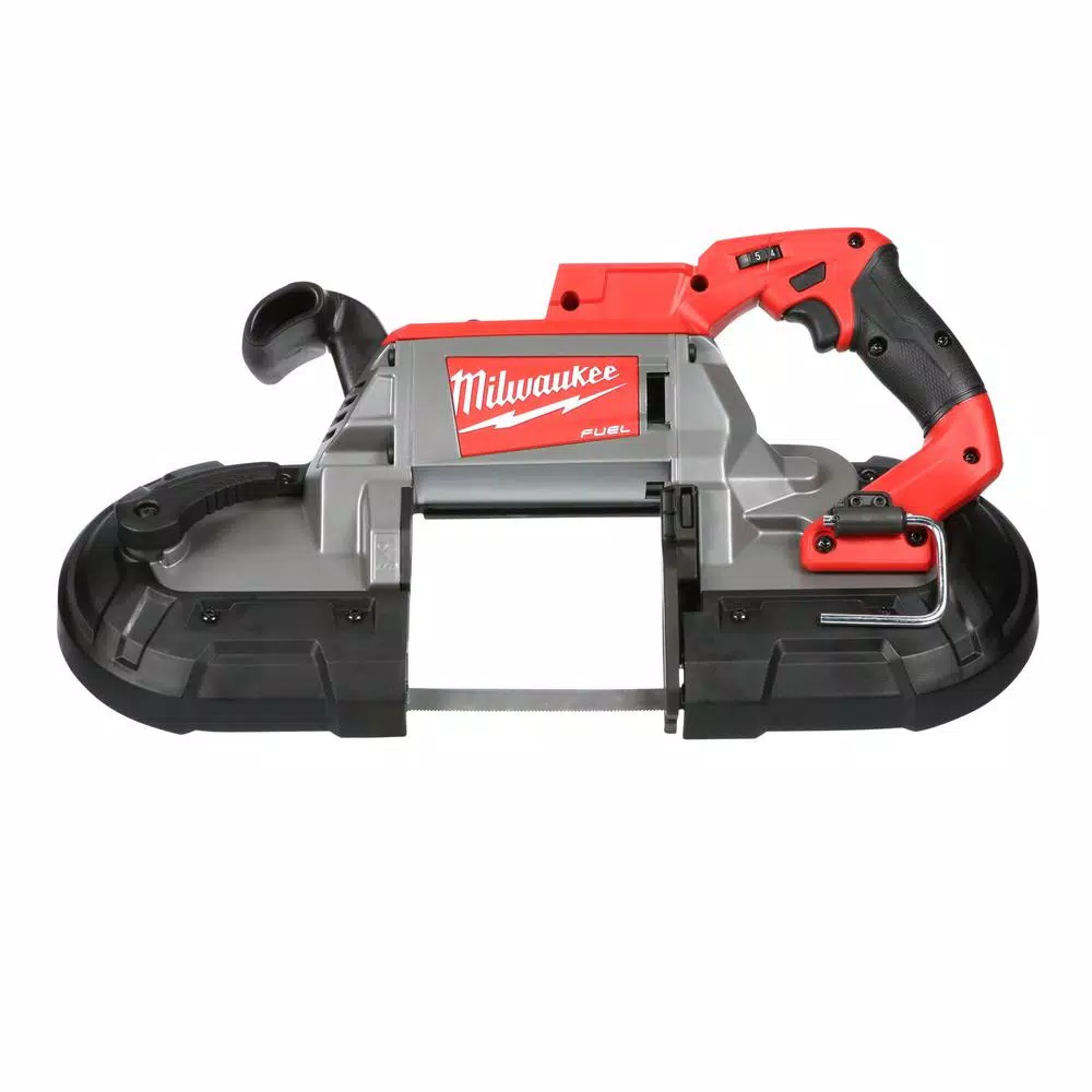 Milwaukee M18 FUEL 18V Brushless Deep Cut Band Saw & 5" Grinder Combo Kit with (2) 6.0 Ah Batteries