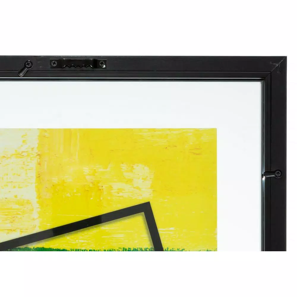 KG Kiera Grace Contempo Float Frame - Black Modern Wood MDF Picture Frame, 11 x 14 in.