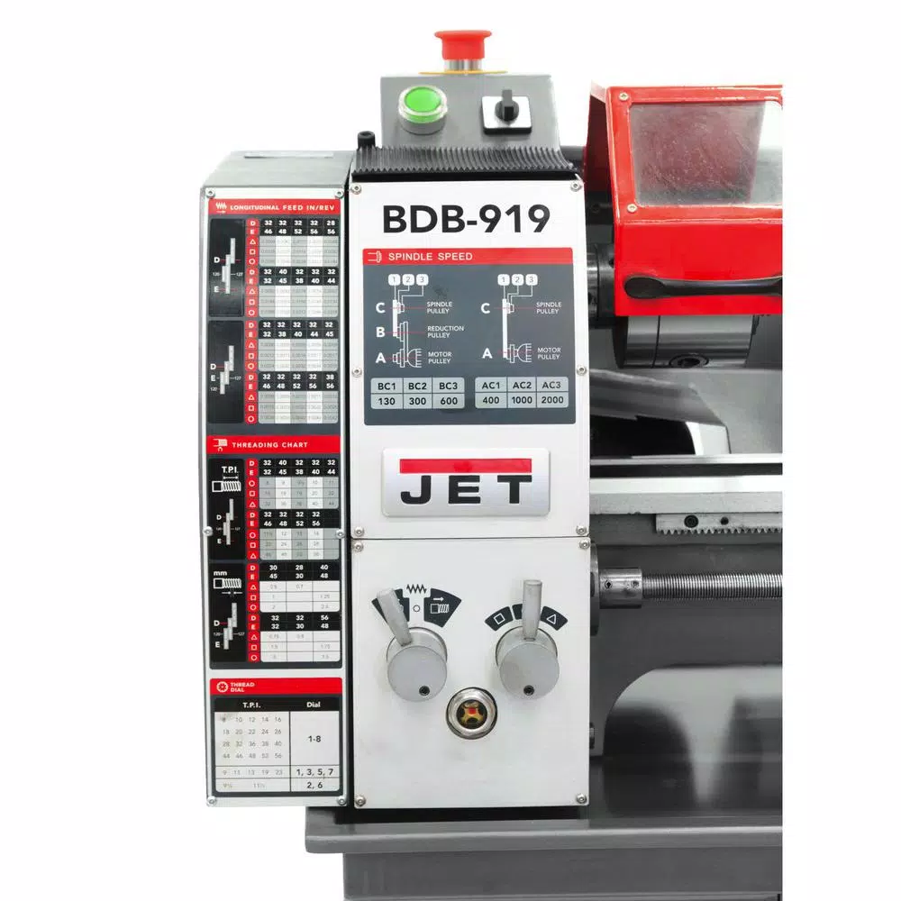 JET BDB-919 Belt Drive Bench Lathe, 3/4 HP