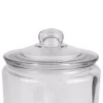 Unbranded Renaissance Collection Large Clear Glass Canister with Easy Grab Knob thumbnail 2