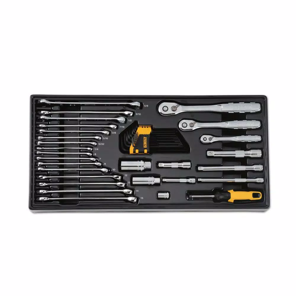DEWALT 341-Piece Mechanics Tool Set with DirectTorque Technology and 72-Tooth Ratchets