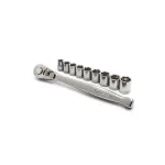 Crescent 10-Piece 3/8 in. Drive Metric Ratchet and Socket Set thumbnail 1