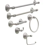 Delta Greenwich II Single Post Toilet Paper Holder in SpotShield Brushed Nickel thumbnail 5