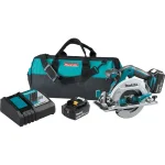 Makita 18V LXT Brushless 6-1/2 in. Cordless Circular Saw Kit with 5.0Ah Battery & Charger thumbnail 1