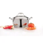BergHOFF Essentials Zeno 10.6 Qt. Stainless Steel Stock Pot with Glass Lid thumbnail 4