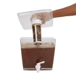 Mind Reader 6.4 Qt Clear Cold Brew Coffee Dispenser with Removable Filter and Spigot thumbnail 2