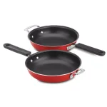 Cuisinart Chef's Classic 2-Piece 10 in. Aluminum Nonstick Frittata Pan Set, Red thumbnail 4