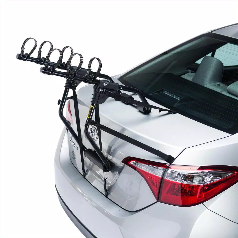 SARIS Sentinel 3-Bike Trunk Bike Rack, 105 lbs Capacity, Steel Construction