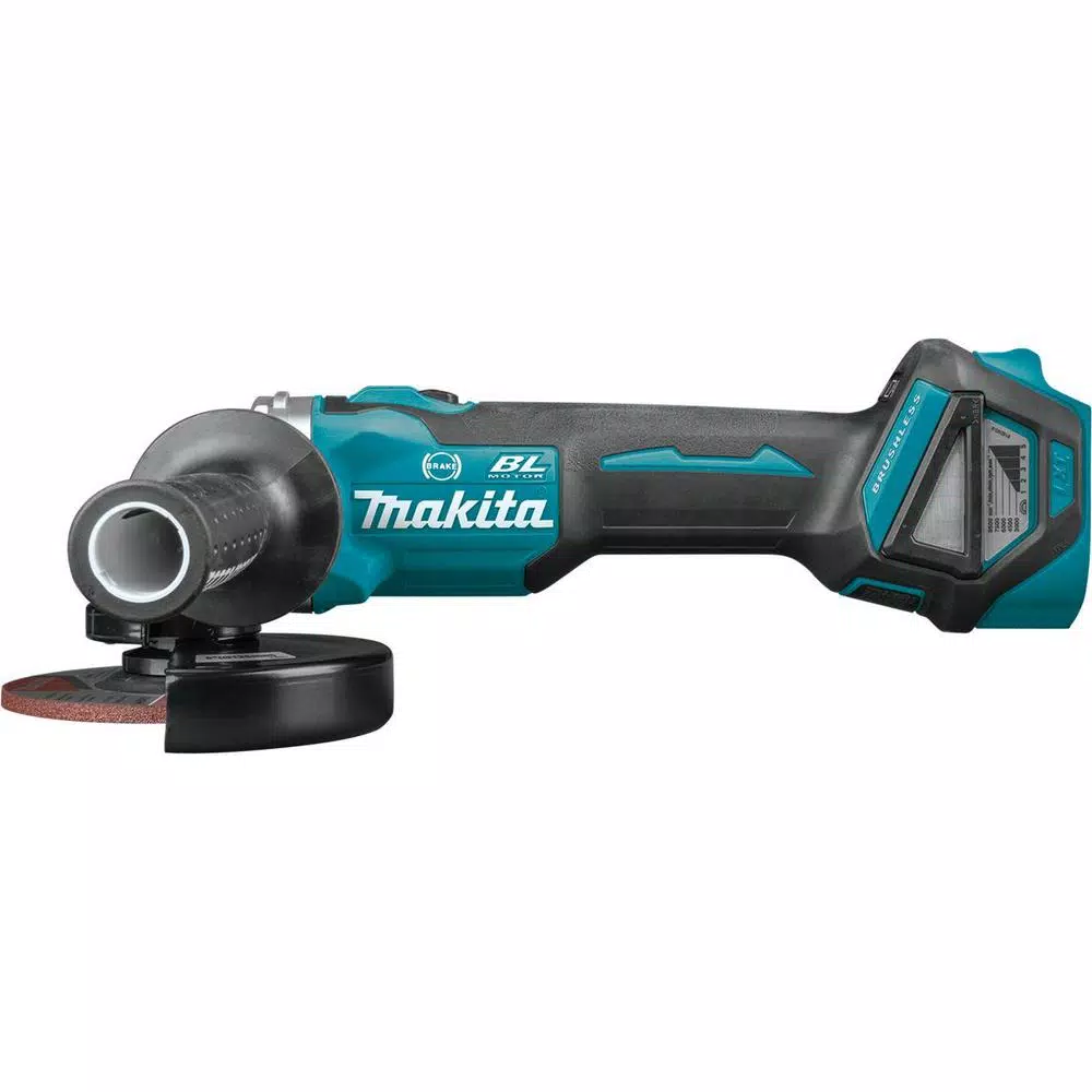 Makita 18V LXT Brushless 5 in. Cordless Angle Grinder with Electric Brake (Tool Only)