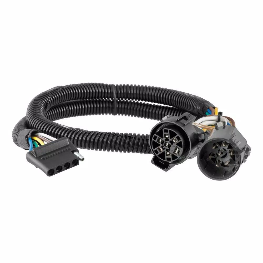 CURT 5-Way Flat Trailer Connector Kit - Replacement OE USCAR Socket