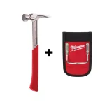 Milwaukee 22 oz. Milled Face Framing Hammer with Shockshield Grip and Hammer Loop thumbnail 1