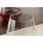 Home Decorators Collection Genoa 18.5 oz. Lead-Free Crystal Stemless Wine Glasses, Set of 8 thumbnail 7