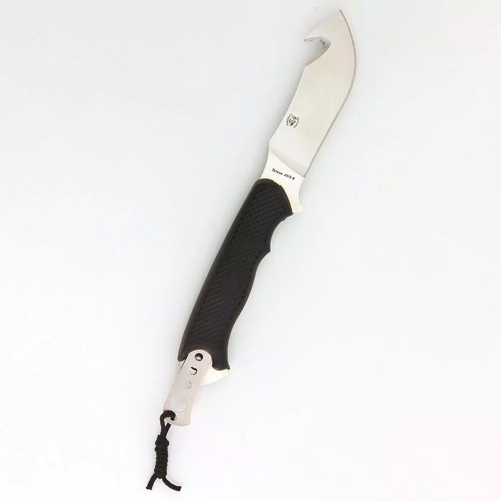 Camillus Parasite 9.75 in. Fixed Blade Gut Hook Knife with Integrated Trimming Blade
