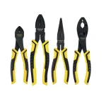 Stanley Bi-Material 4-Piece Plier Set, Drop Forged Steel, ANSI Specification thumbnail 1