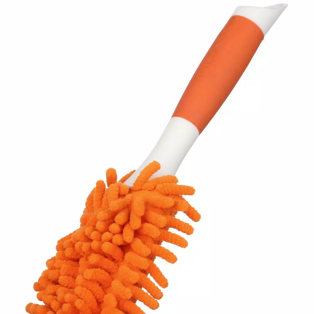 HDX Microfiber Ceiling Fan Duster with Bendable Head and Threaded Handle