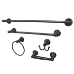 Kingston Brass Southwestern 5-Piece Bath Hardware Set, Oil Rubbed Bronze thumbnail 1