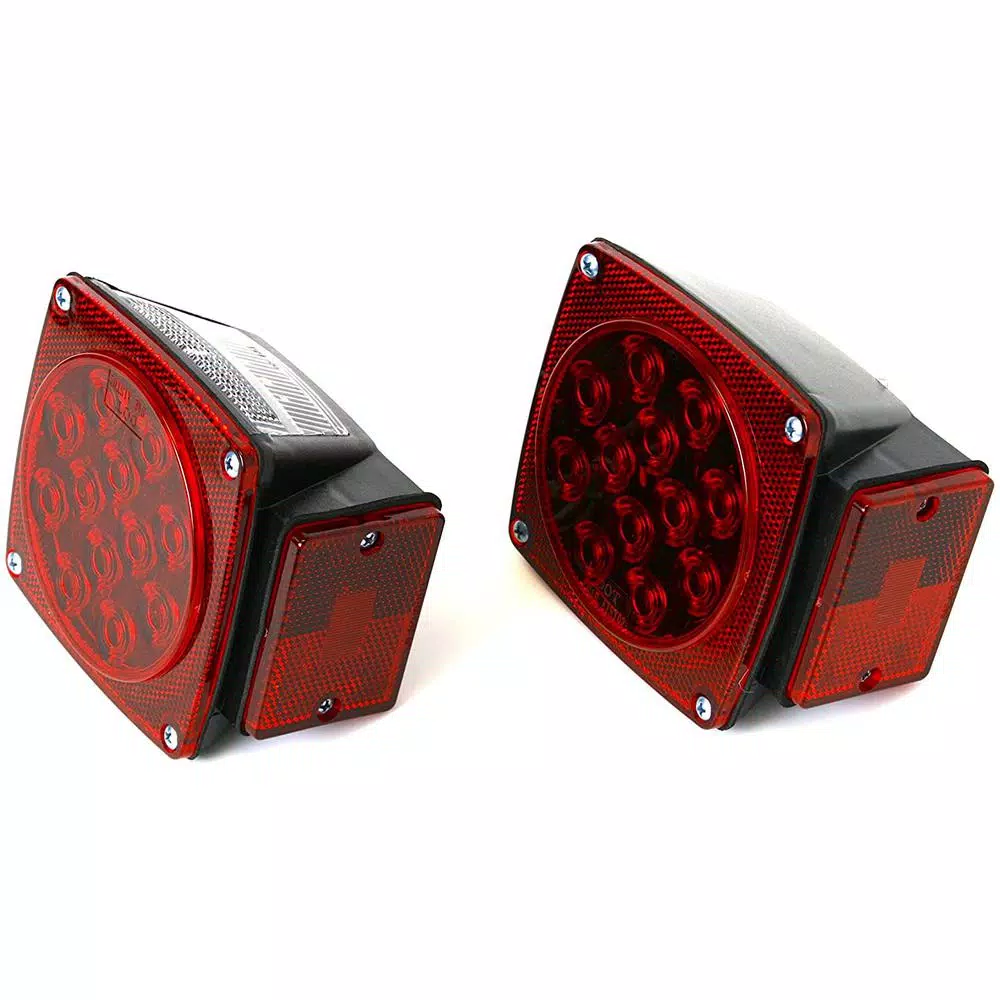 MaxxHaul 12V LED Submersible Trailer Tail Light Kit, DOT Compliant Combination Stop/Turn/Signal