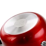 Better Chef 2 Qt. Round Aluminum Nonstick Dutch Oven with Glass Lid, Red thumbnail 2