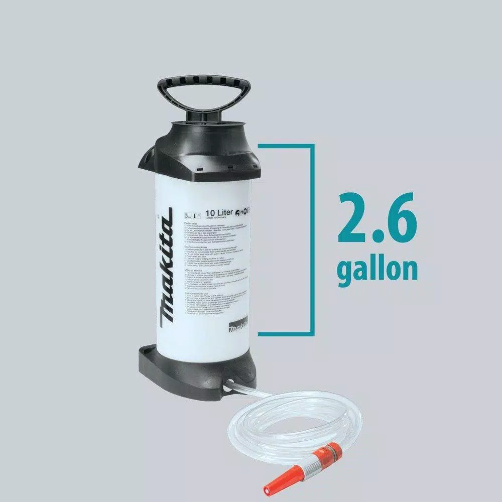 Makita 2.6 Gal. Pressurized Water Tank for Masonry Saws and Gas Power Cutters