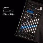 Capri Tools 14-Piece Super-Thin Metric and SAE Open End Wrench Set thumbnail 3