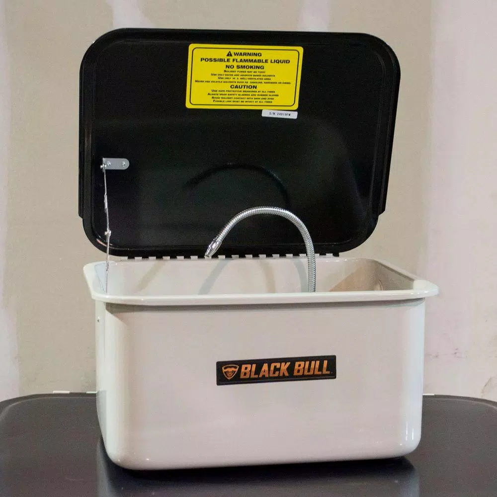Black Bull 3.5 Gal. Portable Parts Washer with Electric Pump