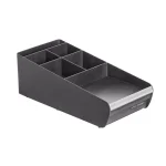 Mind Reader Vesta Coffee 18-Capacity K-Cup Storage Drawer & 7-Compartment Condiment Organizer, Black thumbnail 5