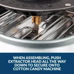 Nostalgia Retro Aqua Cotton Candy Maker - Works with Hard Candy & Sugar Free Candy thumbnail 7