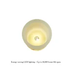 Lavish Home "Believe" Vanilla Scented LED Flameless Real Wax Candle with Remote Control thumbnail 3