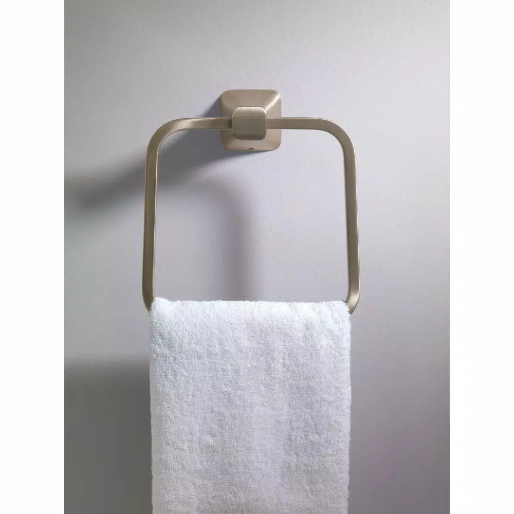 Delta Tesla Polished Nickel Hand Towel Ring