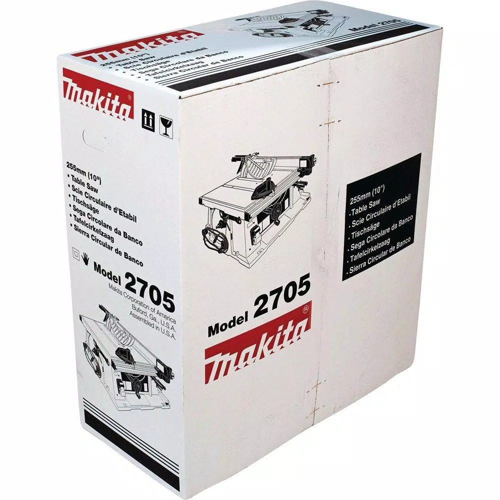 Makita 10 in. 15 Amp Corded Contractor Table Saw with 25 in. Rip Capacity