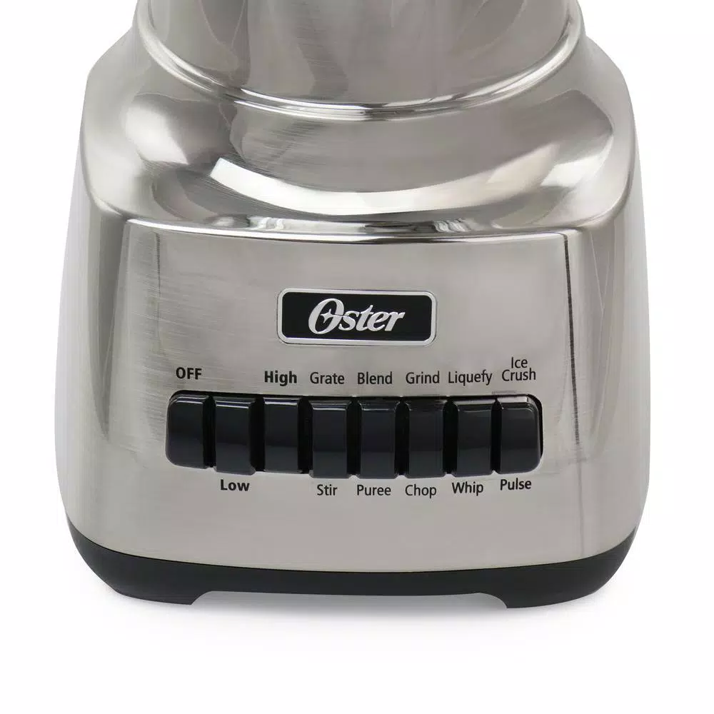 Oster Make It Fresh 10-Speed Silver Power Blender, 48 oz. Glass Jar, 700W