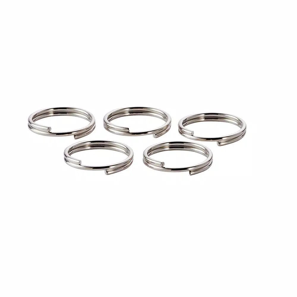 Milwaukee 1 in. Lanyard Split Ring, 2 lb. Capacity (5-Piece Pack)