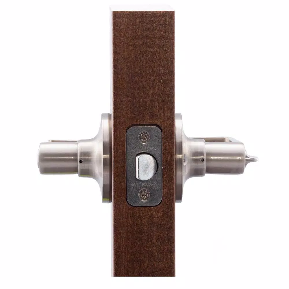 Copper Creek Avery Satin Stainless Steel Privacy Bed/Bath Door Lever