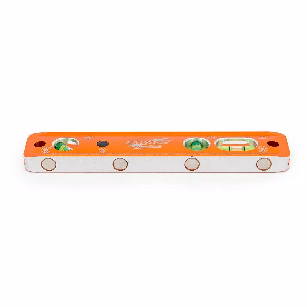 Swanson Savage 9 in. Lightning Lighted Magnetic Torpedo Level with LED Vials