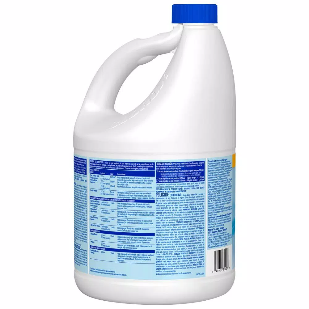 Clorox Concentrated Germicidal Bleach, 121 oz (2-Pack)