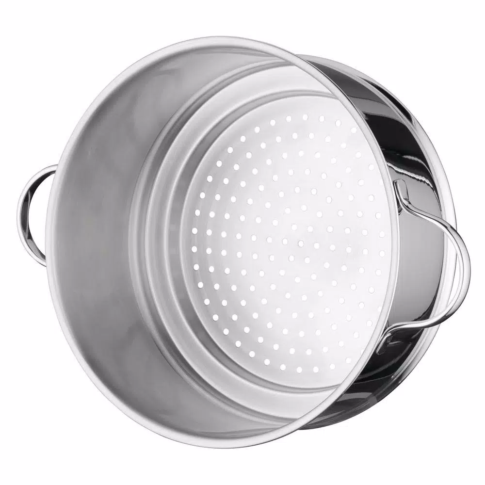BergHOFF Essentials Comfort 10" Stainless Steel Steamer Pan Insert, 18/10 Surgical Grade
