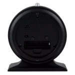 La Crosse Clock Co. Silent Sweep Black Mantel Alarm Clock with Luminous Hands thumbnail 2