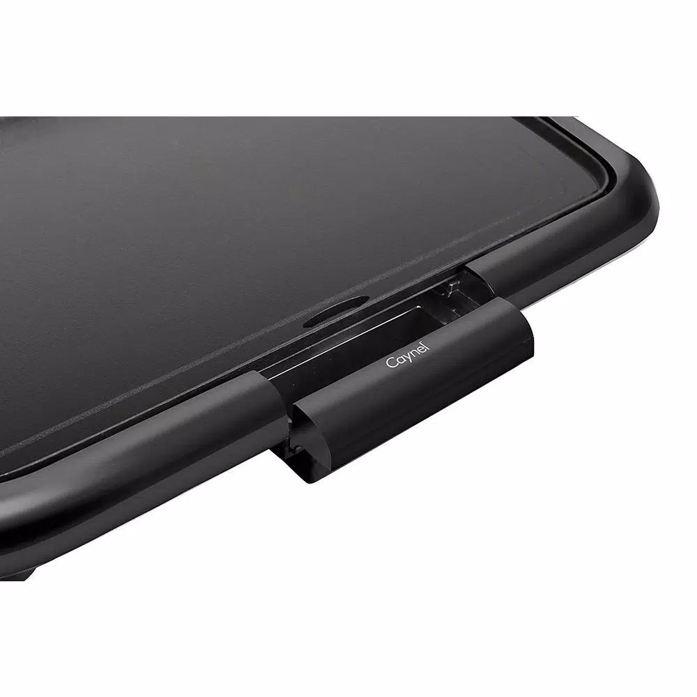 Boyel Living 1200W Electric Nonstick Griddle, Large 16x10 Inch Square Countertop Grill with Warming Function, Black