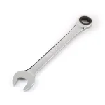 TEKTON 1 in. Ratcheting Combination Wrench, 72-Tooth, 6-Point Box End thumbnail 1