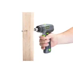 Genesis 8V Lithium-Ion Cordless 2-Speed Screwdriver Kit with LED Light and 8 Bits thumbnail 4