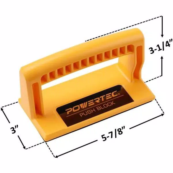 POWERTEC Woodworking Safety Kit - Universal Featherboard, Deluxe Push Blocks and Magnetic Push Stick