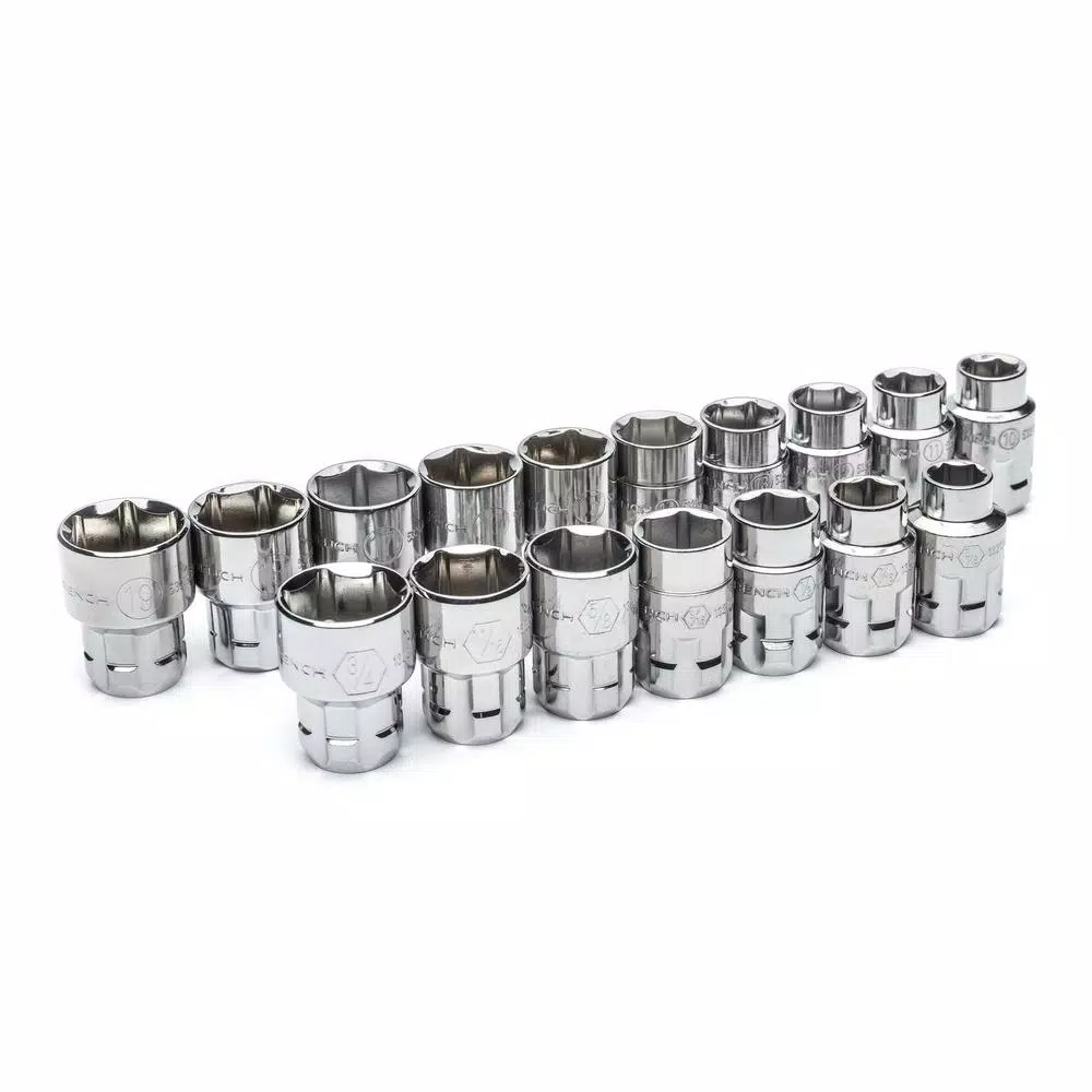 GearWrench 21-Piece 3/8 in. Drive Vortex Gear Ratchet and Socket Set